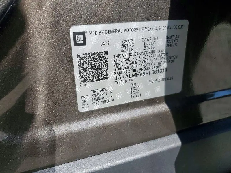 2019 GMC TERRAIN SLE  
