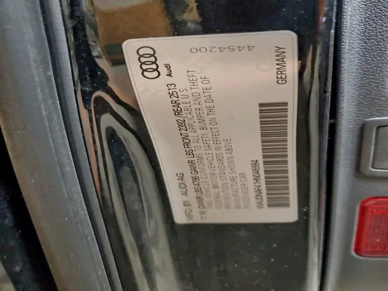 2017 AUDI A4 PREMIUM  