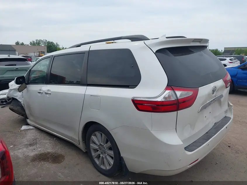 2017 TOYOTA SIENNA LIMITED PREMIUM 7 PASSENGER