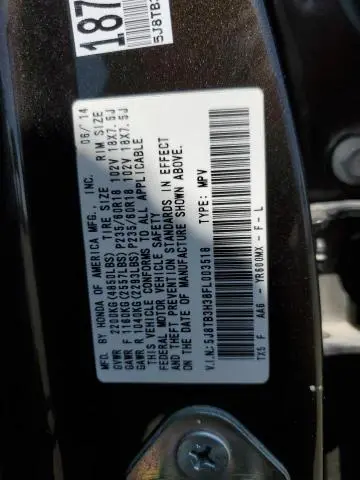 2015 ACURA RDX   