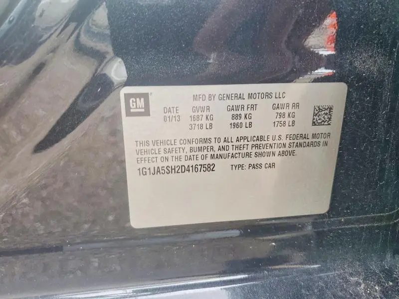 2013 CHEVROLET SONIC LS  