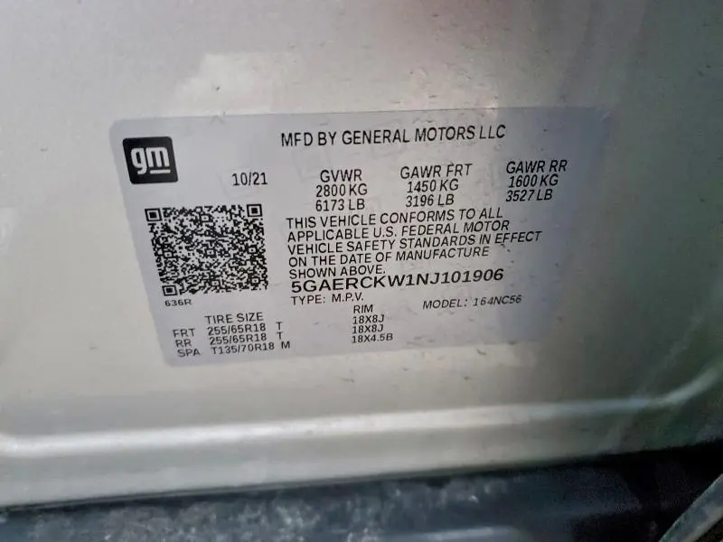 2022 BUICK ENCLAVE PREMIUM  