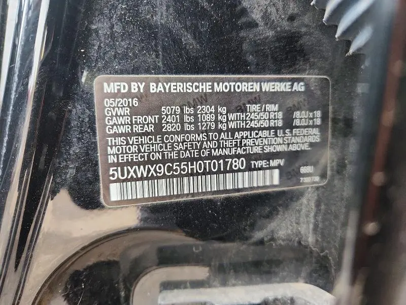 2017 BMW X3 XDRIVE28I  