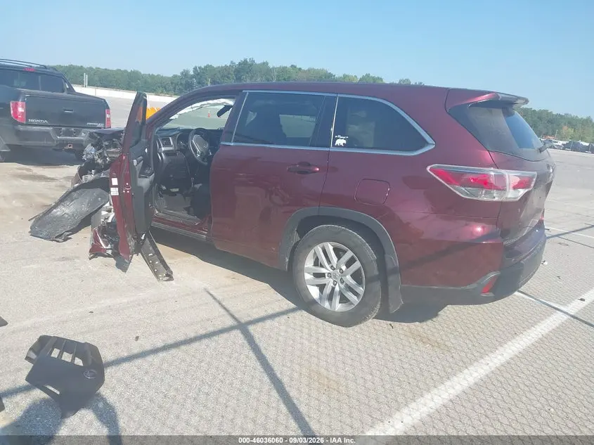 2015 TOYOTA HIGHLANDER LE V6