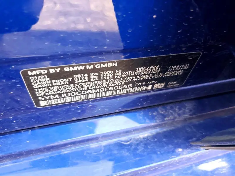 2021 BMW X5 M  