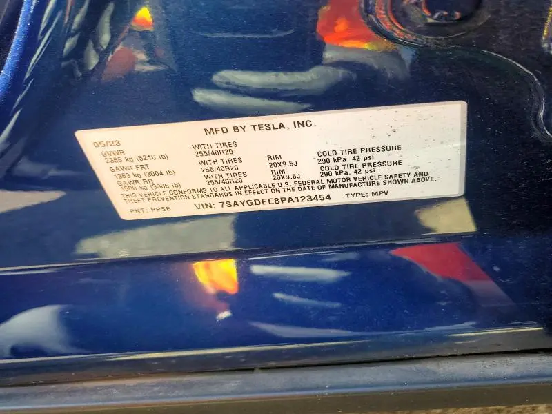 2023 TESLA MODEL Y   