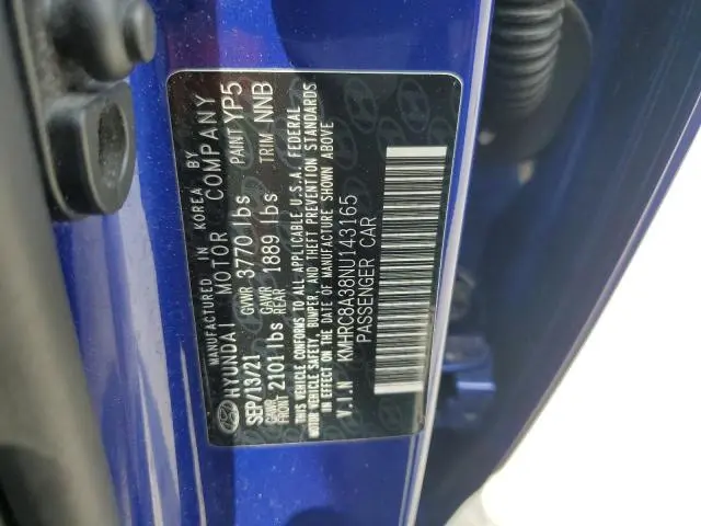 2022 HYUNDAI VENUE SEL  