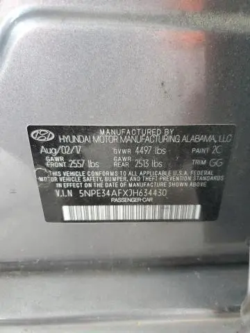 2018 HYUNDAI SONATA SPORT  