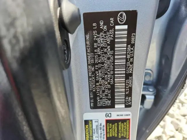 2023 LEXUS ES 350 F SPORT HANDLING  