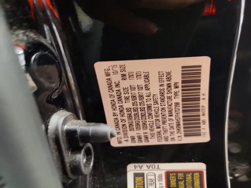 2015 HONDA CR-V EX  