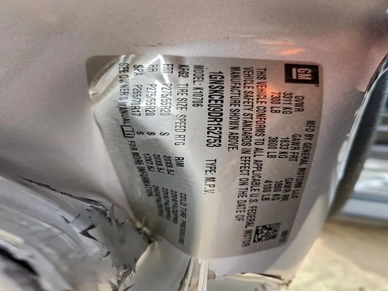 2013 CHEVROLET TAHOE K1500 LTZ  