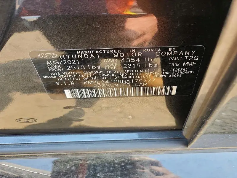 2022 HYUNDAI SONATA LIMITED  