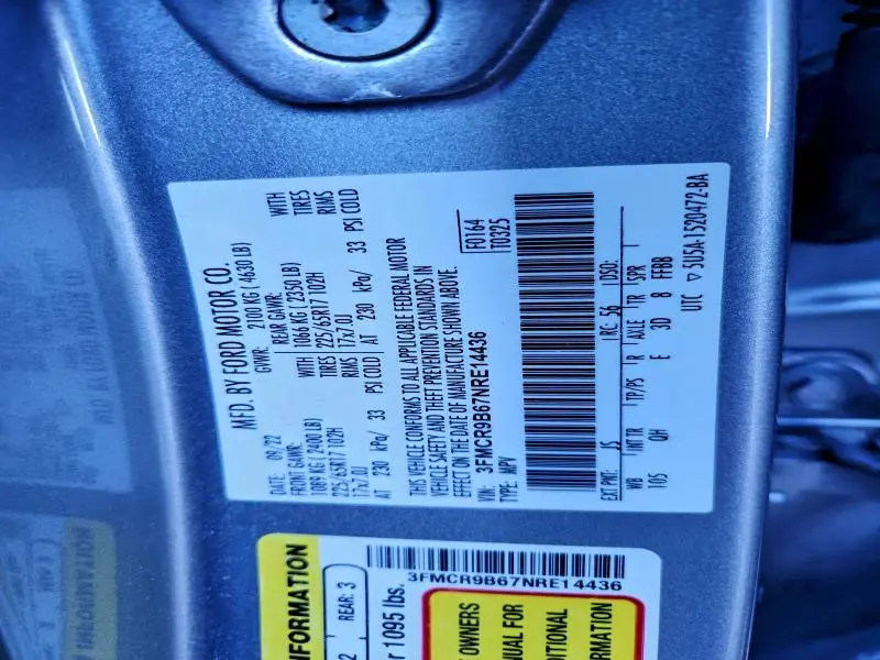 2022 FORD BRONCO SPORT BIG BEND  