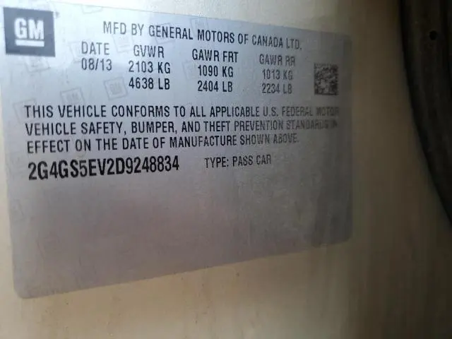 2013 BUICK REGAL PREMIUM  