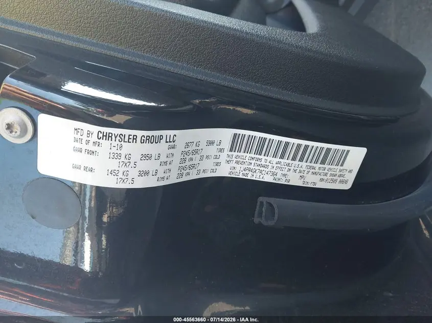 2010 JEEP GRAND CHEROKEE LAREDO
