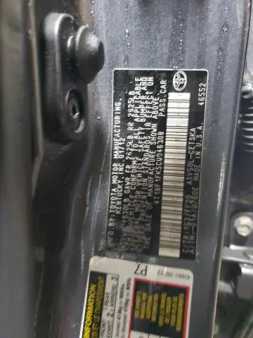 2012 TOYOTA CAMRY BASE  