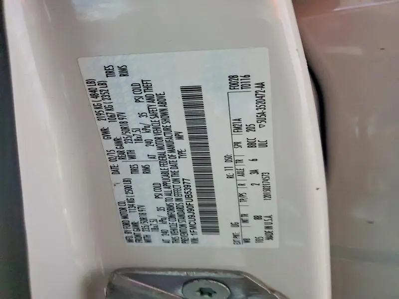 2015 FORD ESCAPE TITANIUM  