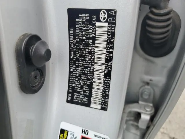 2017 TOYOTA COROLLA L  