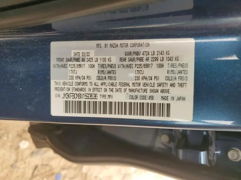 2022 MAZDA CX-5 PREFERRED  