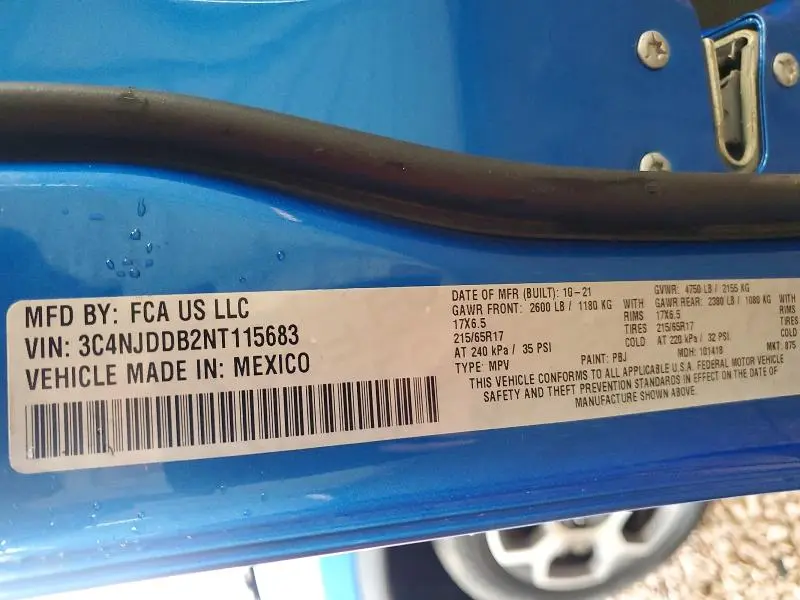 2022 JEEP COMPASS TRAILHAWK  