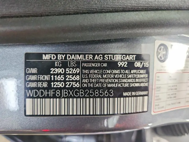 2016 MERCEDES-BENZ E 350 4MATIC  