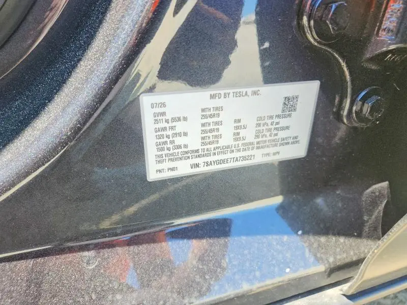 2026 TESLA MODEL Y   