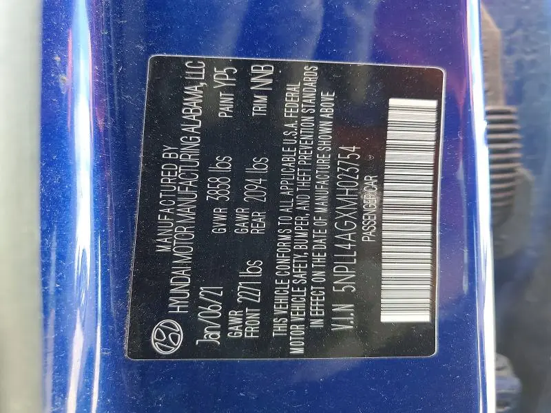 2021 HYUNDAI ELANTRA SE  