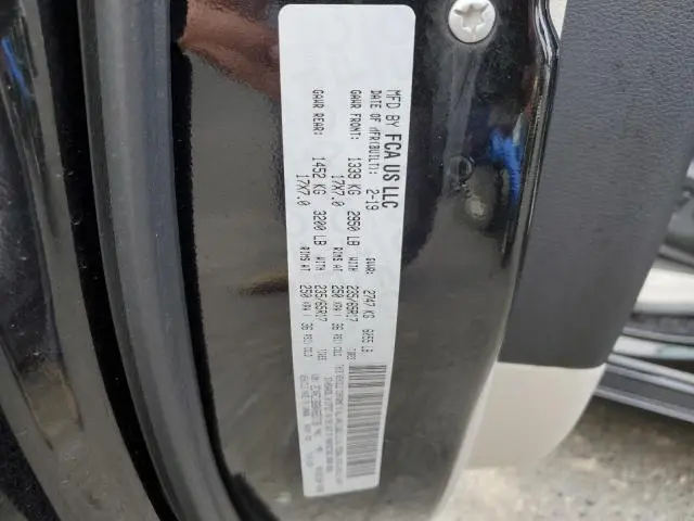 2019 CHRYSLER PACIFICA TOURING L  