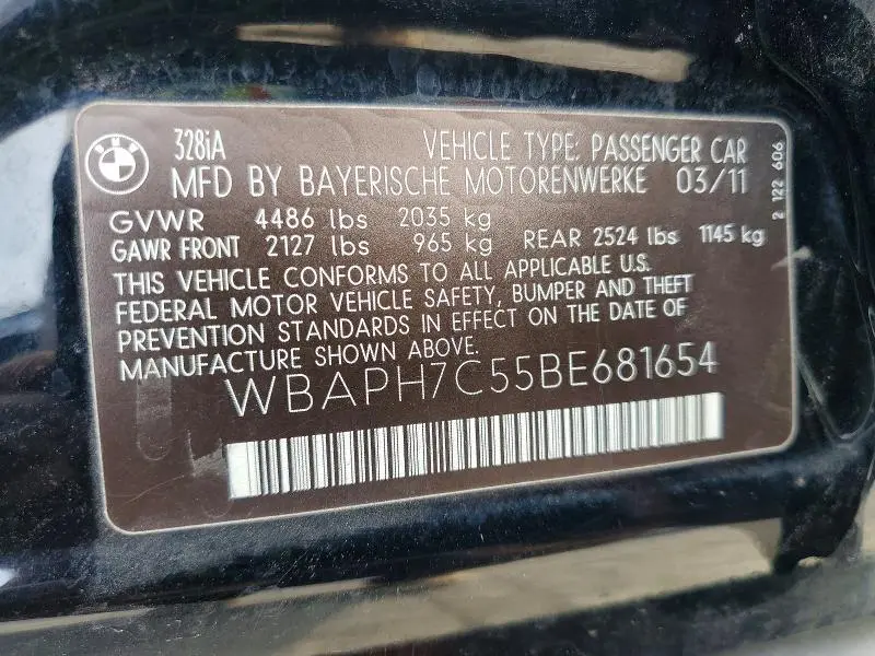 2011 BMW 328 I  