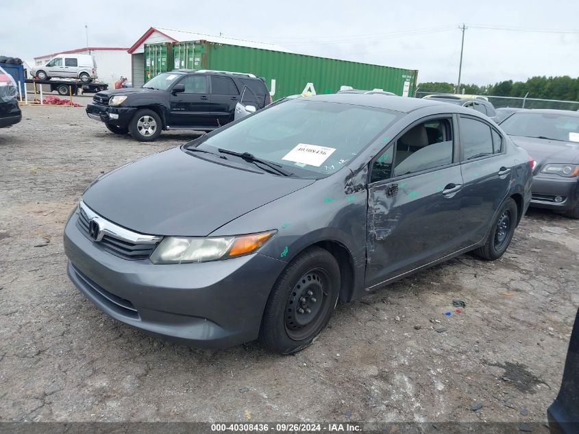 2012 HONDA CIVIC LX