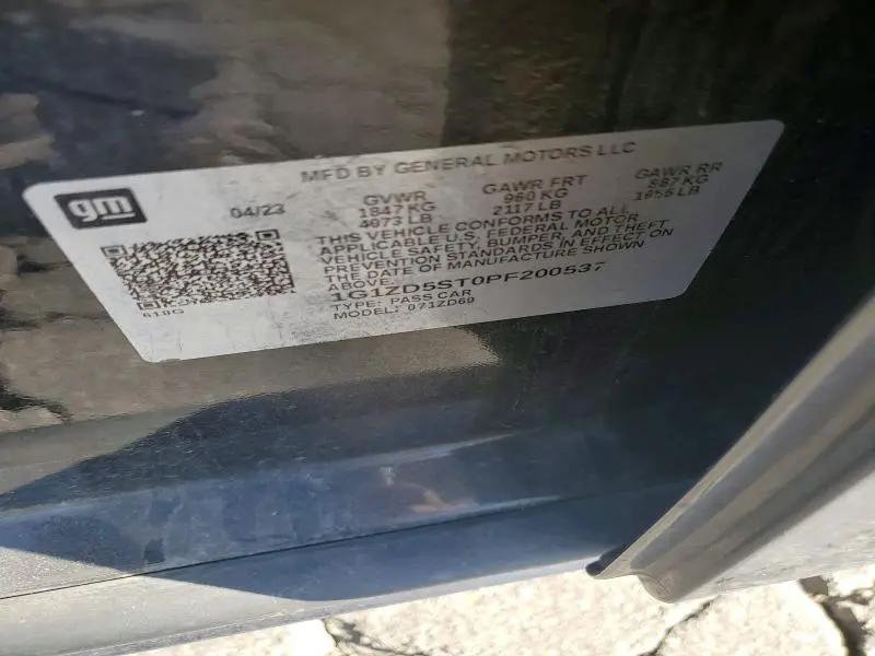 2023 CHEVROLET MALIBU LT  