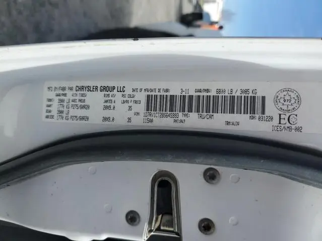 2011 DODGE RAM 1500   