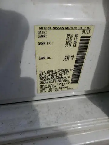 2014 NISSAN ALTIMA 2.5  