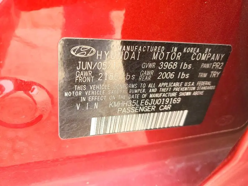 2018 HYUNDAI ELANTRA GT BASE  