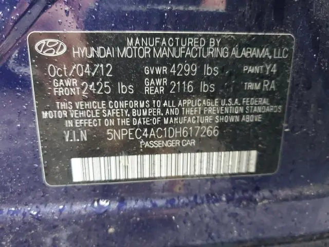 2013 HYUNDAI SONATA SE