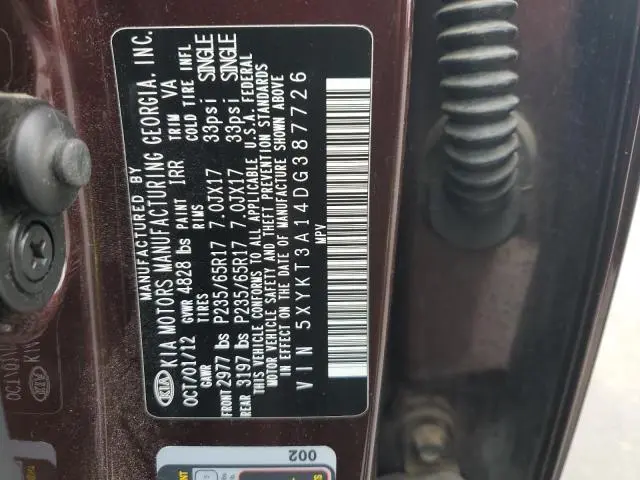 2013 KIA SORENTO LX