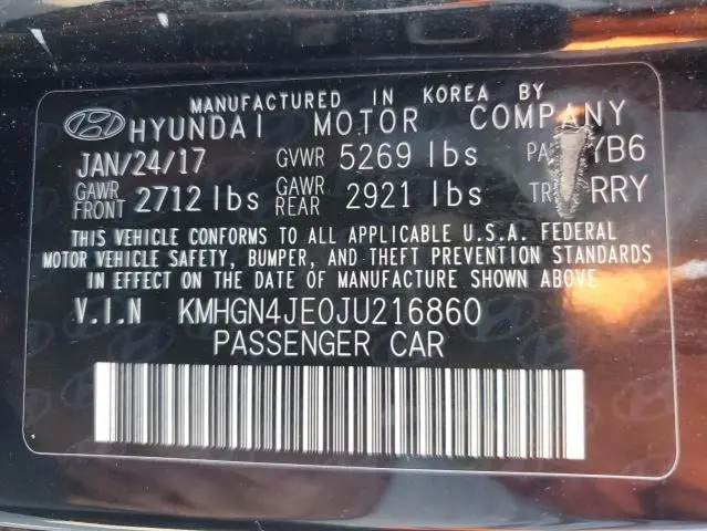 2018 GENESIS G80 BASE  