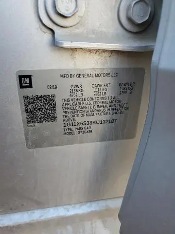 2019 CHEVROLET IMPALA LS  