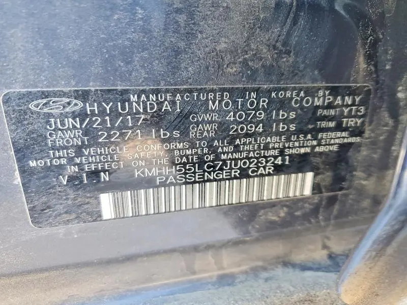 2018 HYUNDAI ELANTRA GT SPORT  