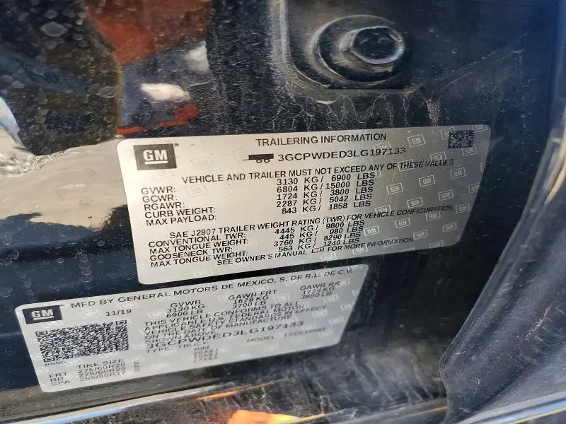 2020 CHEVROLET SILVERADO C1500 RST  