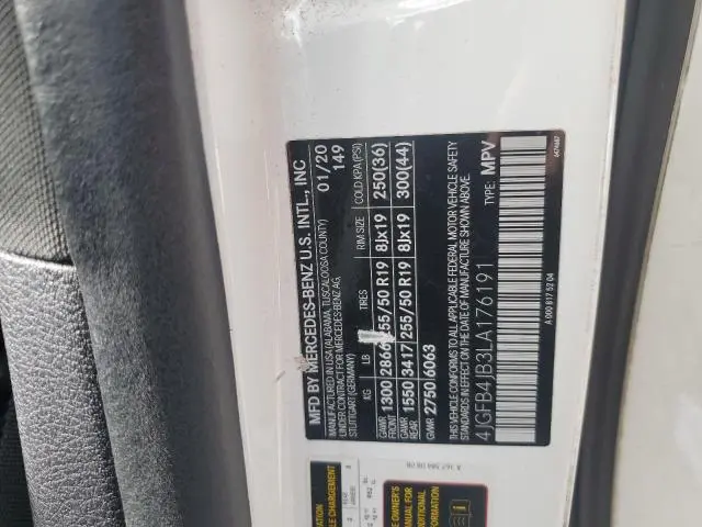 2020 MERCEDES-BENZ GLE 350