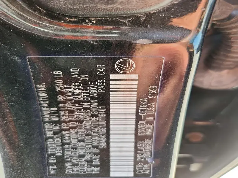 2018 LEXUS ES 350 BASE  
