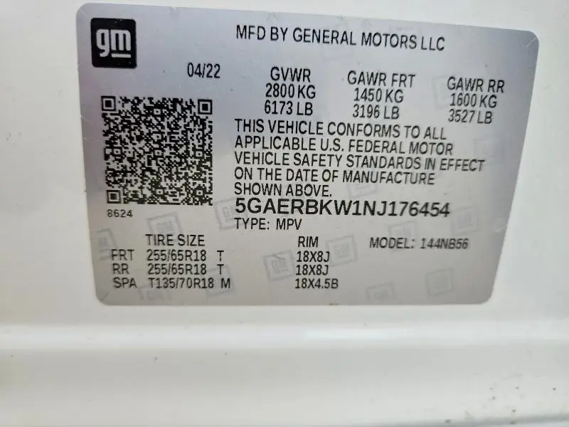2022 BUICK ENCLAVE ESSENCE  