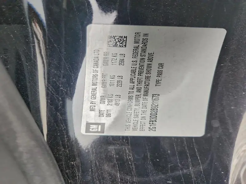 2011 CHEVROLET CAMARO LT  