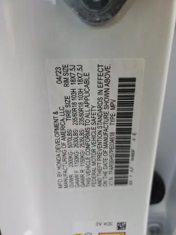 2023 HONDA CR-V SPORT  