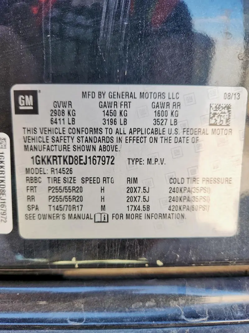 2014 GMC ACADIA DENALI  