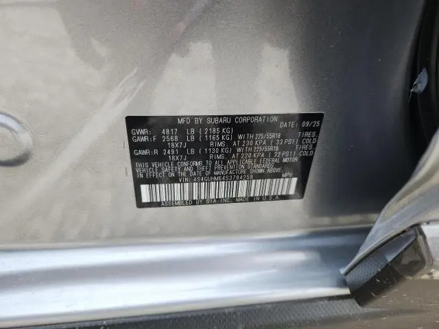 2025 SUBARU CROSSTREK LIMITED  