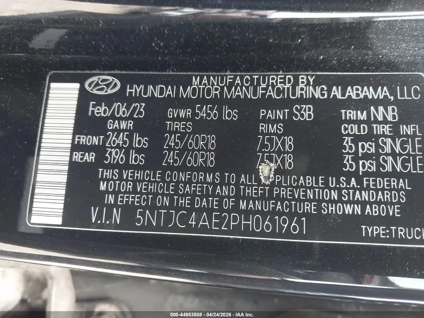 2023 HYUNDAI SANTA CRUZ SEL
