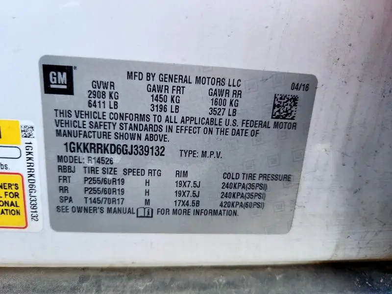 2016 GMC ACADIA SLT-1  