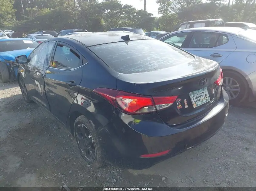 2016 HYUNDAI ELANTRA VALUE EDITION